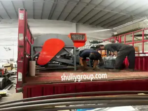 آلة إعادة تدوير لوحات الدوائر - صور الشحن معدات تفكيك، إعادة تدوير، وفرز لوحات الدوائر الصغيرة الحجم