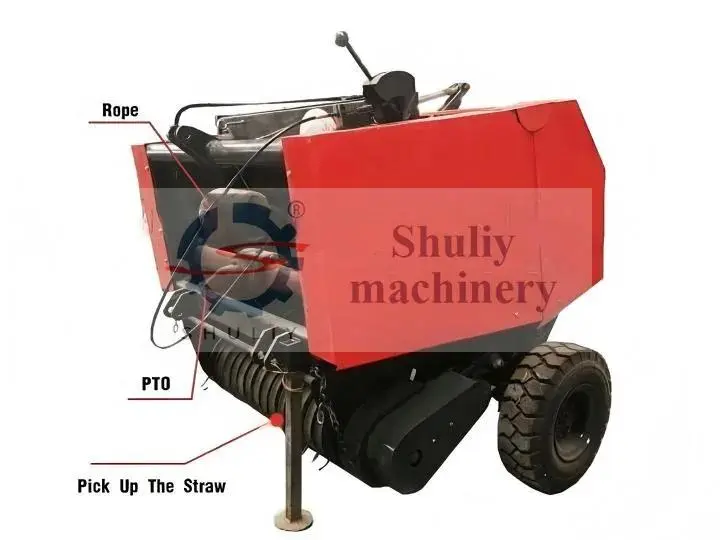 Struktur der Rundballenpresse