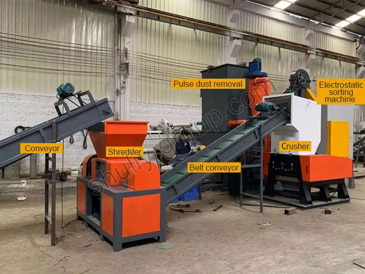 Structure Of  Copper Wire Recycling Machine