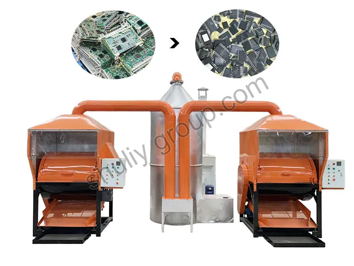 PCB component dismantling machine