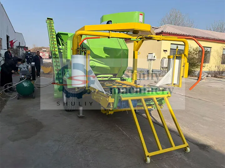 Enrouleuse de balles rondes