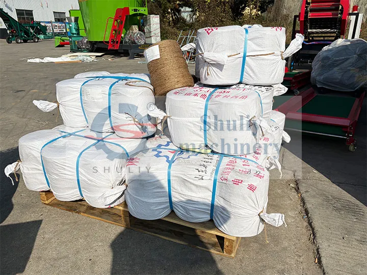 máquina de empacadora y envolvedora de silo