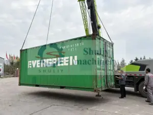 Máquina de empacadora y envolvedora de silo — Fotos del envío