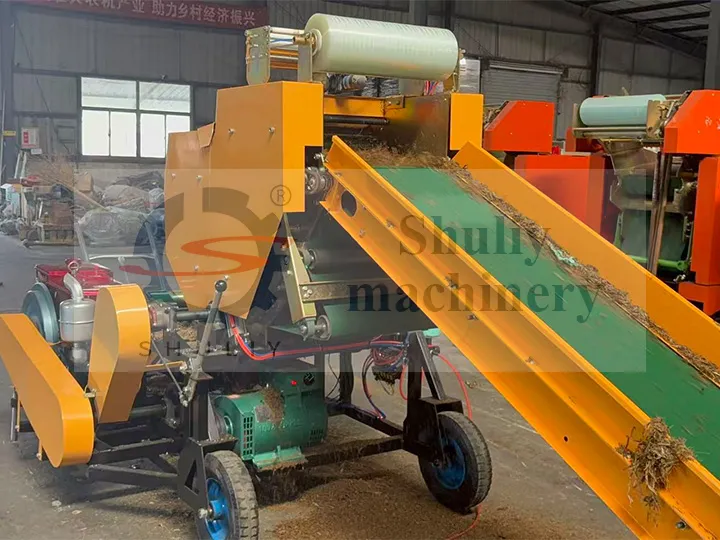 Corn Silage Baler Machine