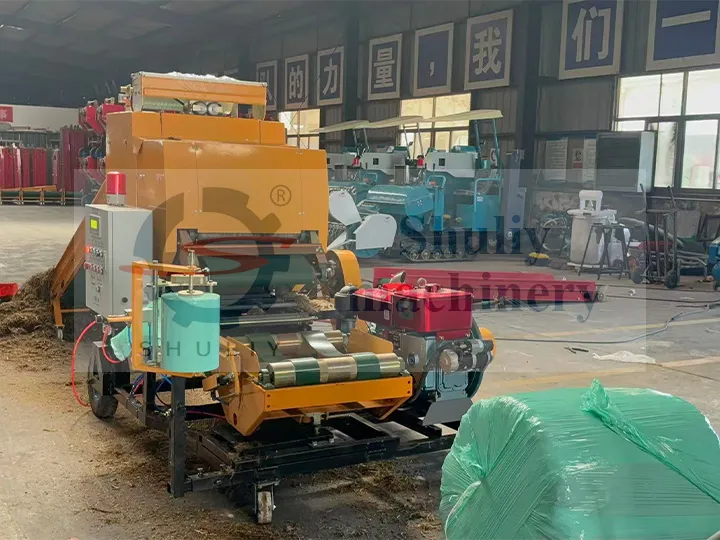 Corn Silage Baler Machine