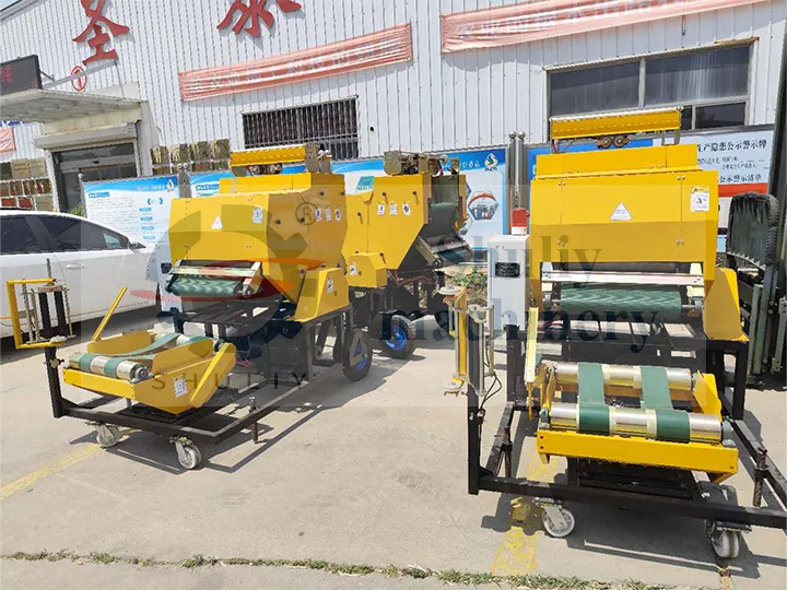 baling and wrapping machine baling and wrapping machine