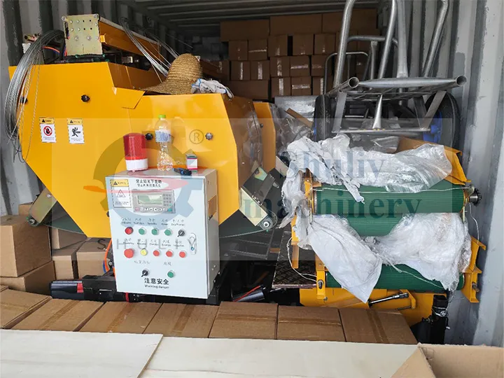 corn silage machine baling and wrapping machine