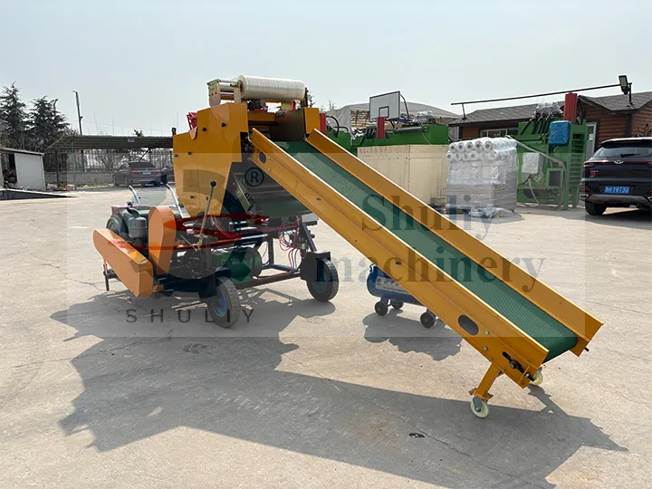 آلة التكديس العلفي من العشب Silage Baler Wrapping Machine