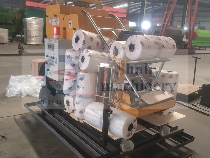 silage machines Shipment photo (2) Silage Baler Wrapping Machine